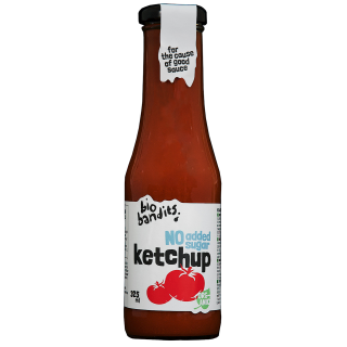 Ketchup bez Dodatku Cukrów BIO 325ml | BIO BANDITS - Ekochatka