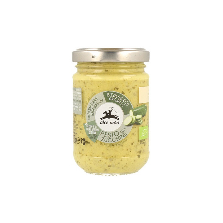 Pesto z Cukinii BIO 130g | ALCE NERO - Ekochatka
