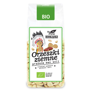 Orzeszki Ziemne Prażone bez Soli BIO 150g | BIO PLANET - seria PRZEKĄSKI - Ekochatka