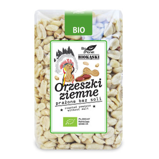 Orzeszki Ziemne Prażone bez Soli BIO 350g | BIO PLANET - seria PRZEKĄSKI - Ekochatka