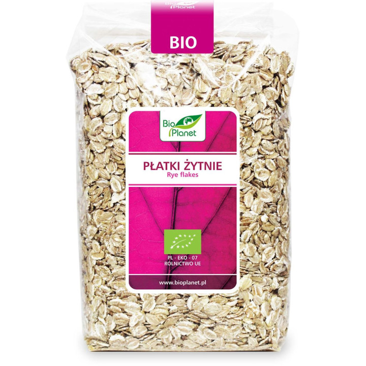 Płatki Żytnie BIO 600g | BIO PLANET - Ekochatka