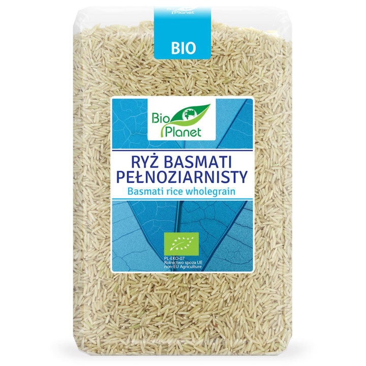 Ryż Basmati Pełnoziarnisty BIO 2kg | BIO PLANET - Ekochatka