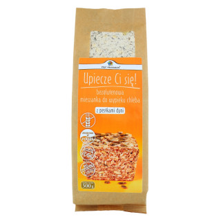 Mieszanka do Wypieku Chleba z Pestkami Dyni bez Dodatku Cukrów Bezglut | PIĘĆ PRZEMIAN - Ekochatka