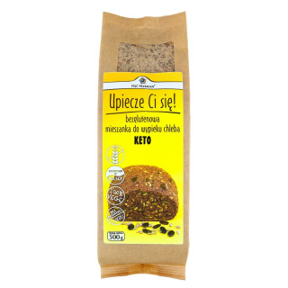 Mieszanka do Wypieku Chleba bez Dodatku Cukrów Bezglutenowa Keto 500g | PIĘĆ PRZEMIAN - Ekochatka