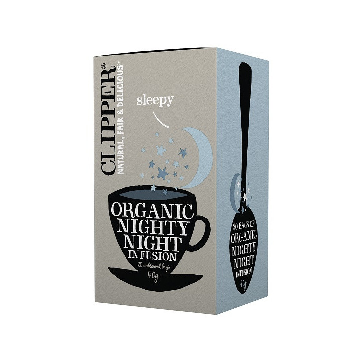 Herbatka z Rumiankiem i Melisą (Nighty Night) BIO (20x2g) 40g | CLIPPER - Ekochatka