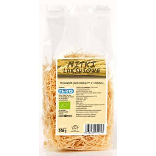 Makaron (Orkiszowy) Nitki Luksusowe BIO 250g | NIRO - Ekochatka