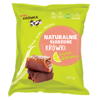 Krówki Słodzone Agawą i Daktylami Bezmleczne Bezglutenowe BIO 150g | ME GUSTO - Ekochatka