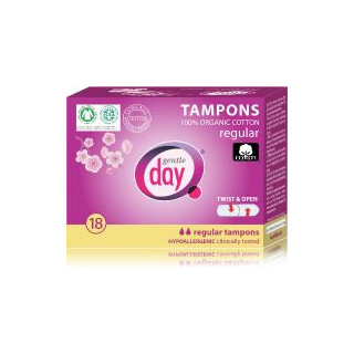 Tampony ECO Regular 18szt. | GENTLE DAY - Ekochatka