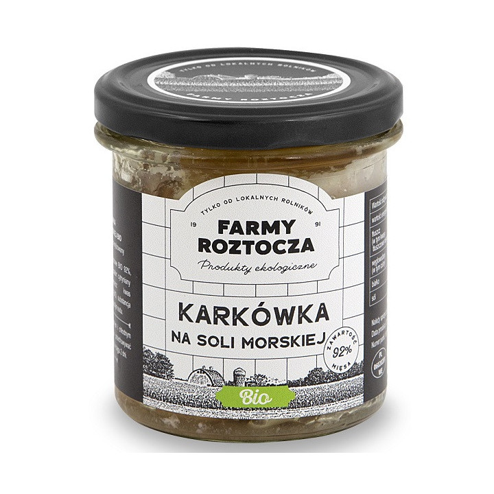 Karkówka na Soli Morskiej BIO 250g (Słoik) | FARMY ROZTOCZA - Ekochatka