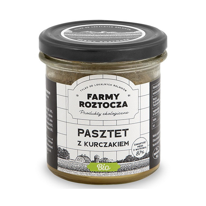 Pasztet Drobiowo Wieprzowy BIO 180g (Słoik) | FARMY ROZTOCZA - Ekochatka