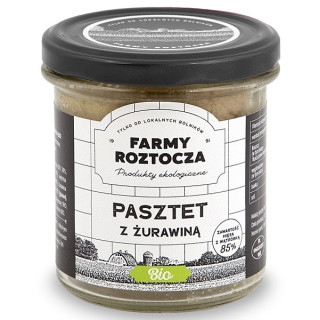 Pasztet Drobiowo Wieprzowy z Żurawiną BIO 180g (Słoik) | FARMY ROZTOCZA - Ekochatka