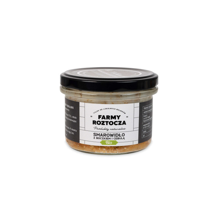 Smarowidło z Boczkiem i Cebulą BIO 180g (Słoik) | FARMY ROZTOCZA - Ekochatka