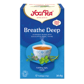 Herbatka Głęboki Oddech (Breathe Deep) BIO (17x1,8g) 30,6g | YOGI TEA - Ekochatka
