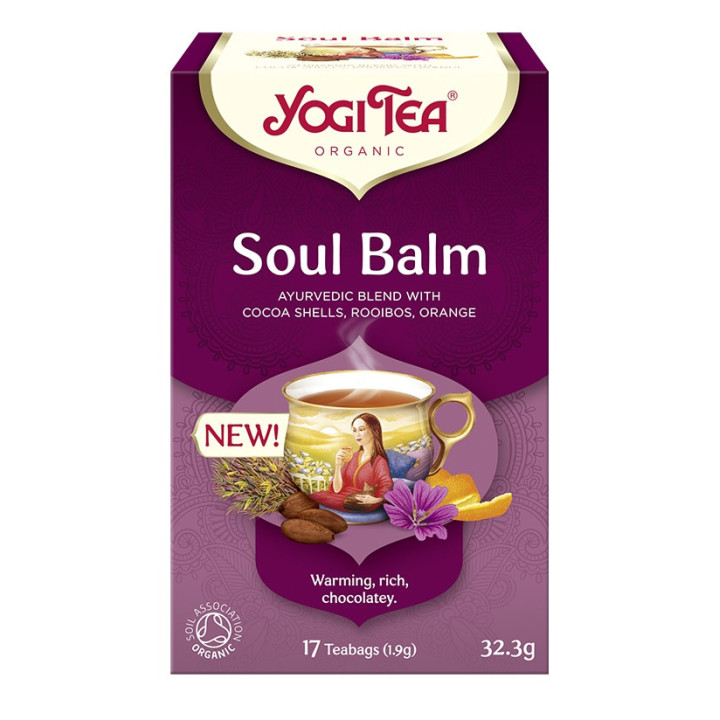 Herbatka Balsam dla Duszy (Soul Balm) BIO (17x1,9g) 32,3g | YOGI TEA - Ekochatka
