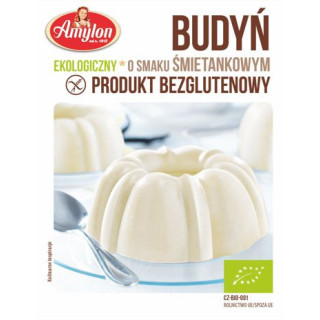 Budyń Śmietankowy (Bezglutenowy) BIO 40g | AMYLON - Ekochatka