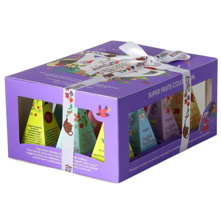 Kolekcja Herbatek Owocowych BIO Piramidki (Super Fruits – 6 Smaków) (1 | ENGLISH TEA SHOP ORGANIC - Ekochatka