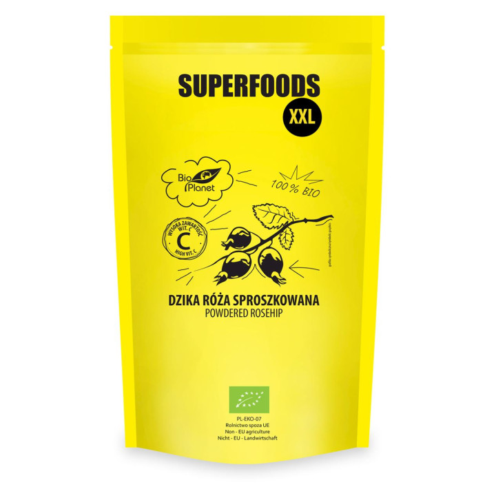 Dzika Róża Sproszkowana BIO 500g | BIO PLANET - Ekochatka