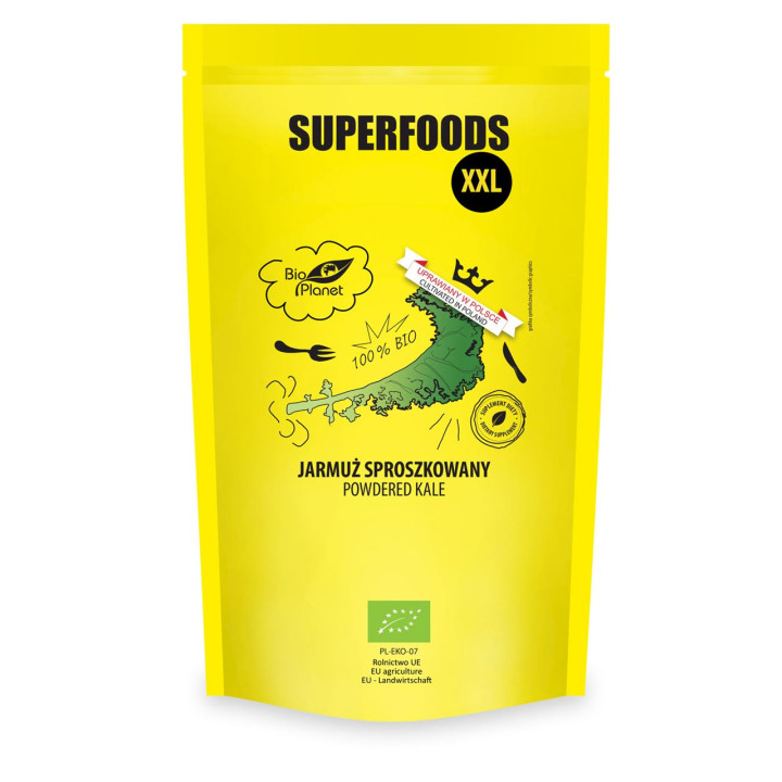 Jarmuż Sproszkowany BIO 400g | BIO PLANET - Ekochatka
