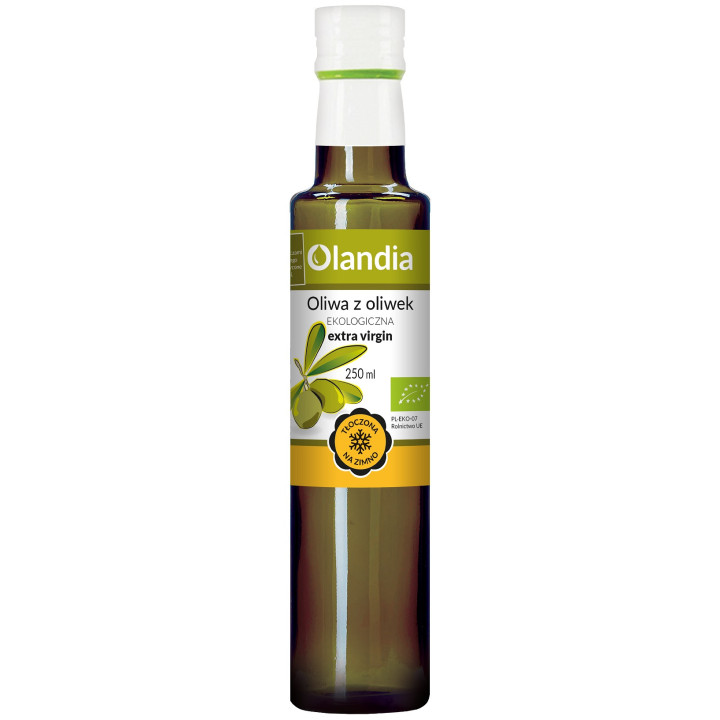 Oliwa z Oliwek Extra Virgin BIO 250ml | OLANDIA - Ekochatka