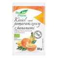 Kisiel o Smaku Pomarańczowym z Bananami BIO 38 g - BIO Planet