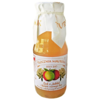 Sok Jabłkowy z Kwiatem Czarnego Bzu NFC BIO 300ml | TŁOCZNIA MAURERA - Ekochatka