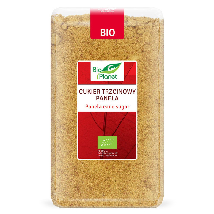 Cukier Trzcinowy Panela BIO 1kg | BIO PLANET - Ekochatka