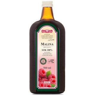 Sok z Malin NFC 500ml | POLSKA RÓŻA - Ekochatka