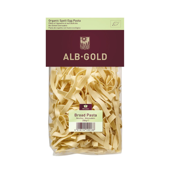 Makaron (Orkiszowy Jajeczny) Wstążki BIO 250g | ALB-GOLD - Ekochatka