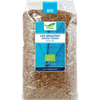 Len Brązowy (Siemię Lniane) BIO 1kg | BIO PLANET - Ekochatka