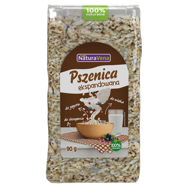 Pszenica Ekspandowana 90g | NATURAVENA - Ekochatka
