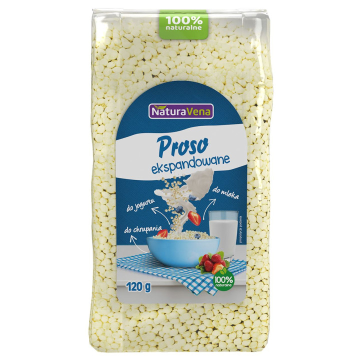Kasza Jaglana Ekspandowana 120g | NATURAVENA - Ekochatka