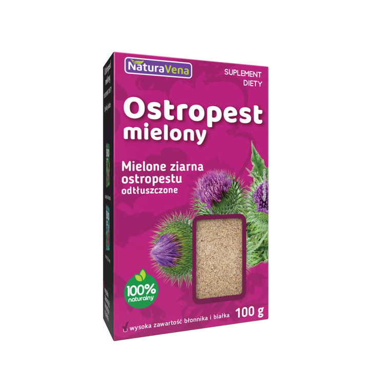 Ostropest Plamisty Mielony 100g | NATURAVENA - Ekochatka
