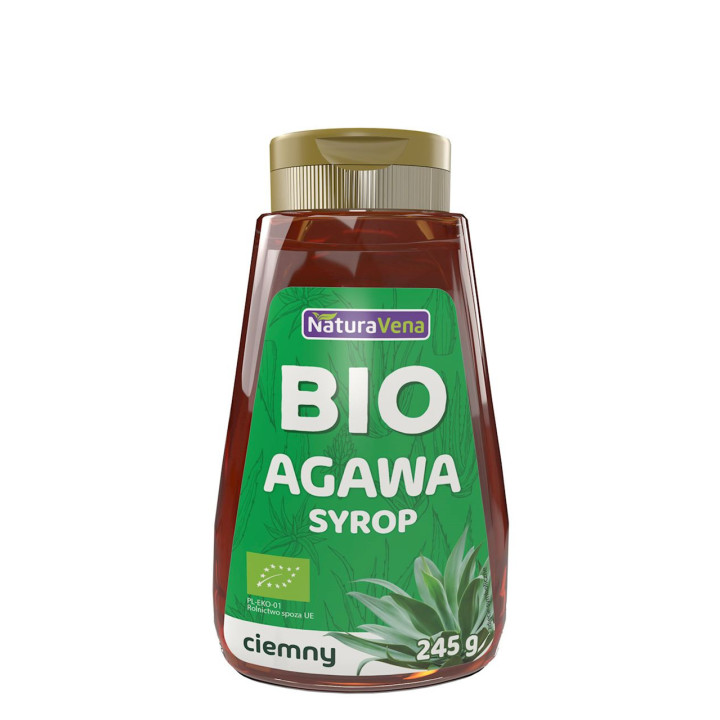 Syrop z Agawy Ciemny BIO 245g | NATURAVENA - Ekochatka