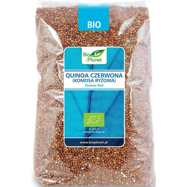 Quinoa Czerwona (Komosa Ryżowa) BIO 1kg | BIO PLANET - Ekochatka