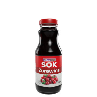 Sok z Żurawiny 100 % 250ml | NATURAVENA - Ekochatka