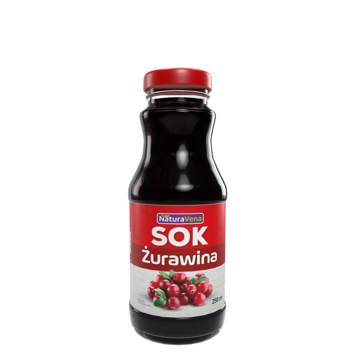Sok z Żurawiny 100 % 250ml | NATURAVENA - Ekochatka