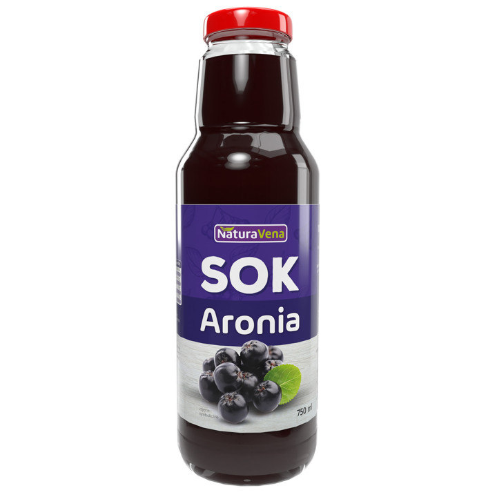 Sok z Aronii 100 % 750ml | NATURAVENA - Ekochatka