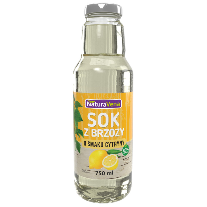 Sok z Brzozy z Cytryną 750ml | NATURAVENA - Ekochatka