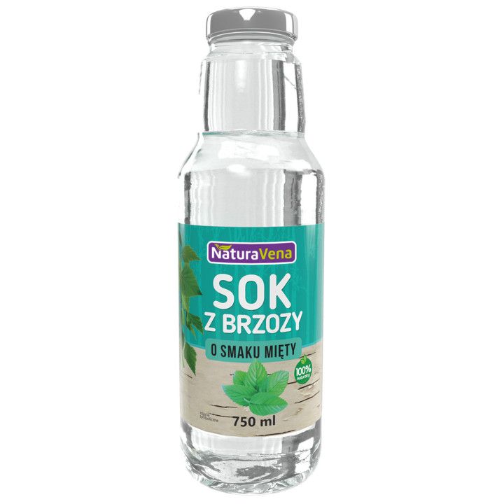 Sok z Brzozy o Smaku Mięty 750ml | NATURAVENA - Ekochatka