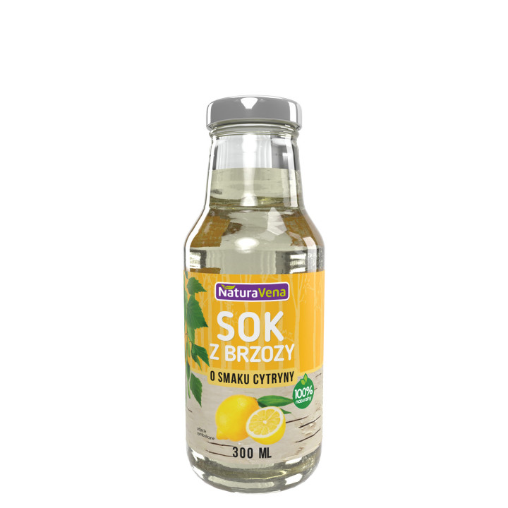 Sok z Brzozy z Cytryną 330ml | NATURAVENA - Ekochatka