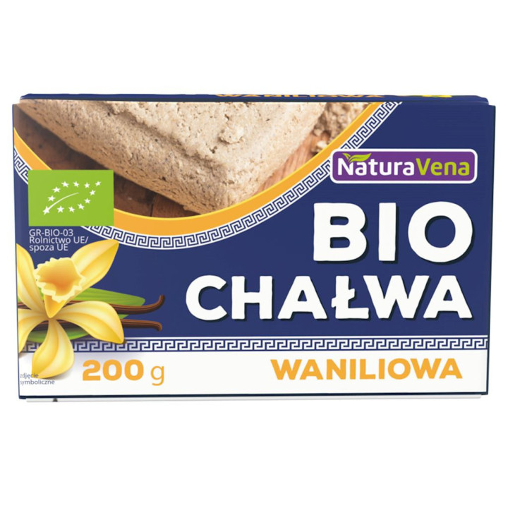 Chałwa o Smaku Waniliowym BIO 200g | NATURAVENA - Ekochatka