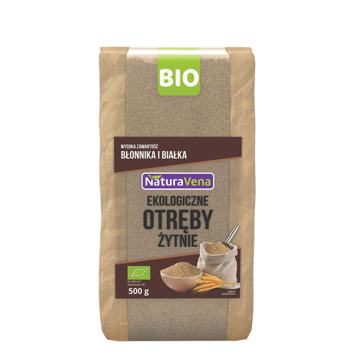Otręby Żytnie BIO 500g | NATURAVENA - Ekochatka