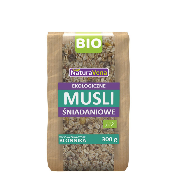 Musli Śniadaniowe BIO 300g | NATURAVENA - Ekochatka