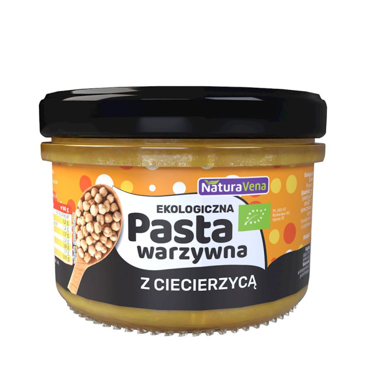Pasta z Ciecierzycy z Warzywami  BIO 185g | NATURAVENA - Ekochatka
