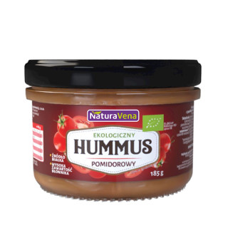 Hummus z Suszonymi Pomidorami BIO 185g | NATURAVENA - Ekochatka