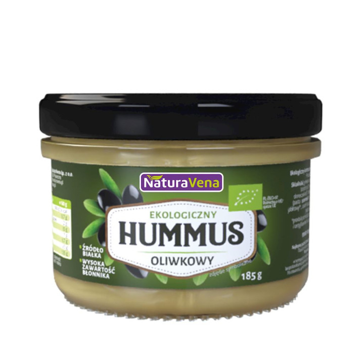 Hummus z Oliwkami BIO 185g | NATURAVENA - Ekochatka