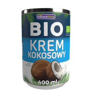 Krem Kokosowy 17 % BIO 400ml | NATURAVENA - Ekochatka