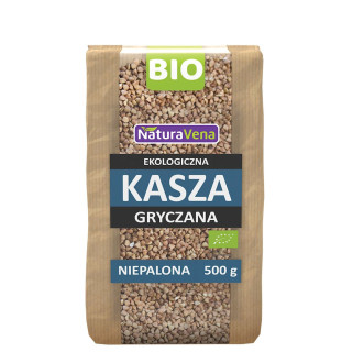 Kasza Gryczana Niepalona Bezglutenowa BIO 500g | NATURAVENA - Ekochatka