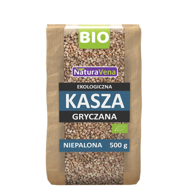 Kasza Gryczana Niepalona Bezglutenowa BIO 500g | NATURAVENA - Ekochatka