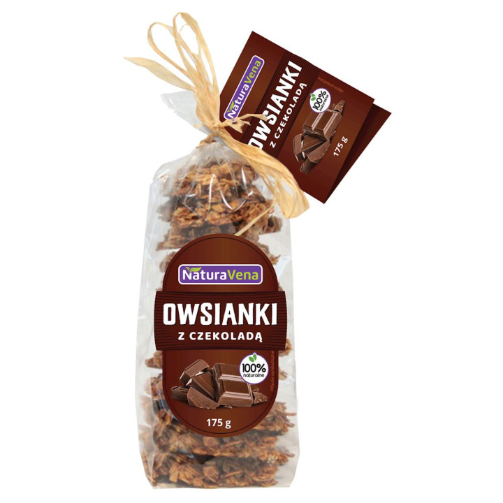 Ciastka Owsianki z Czekoladą 175g | NATURAVENA - Ekochatka